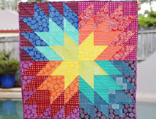 Free Pattern Quilted Baby Star Rug